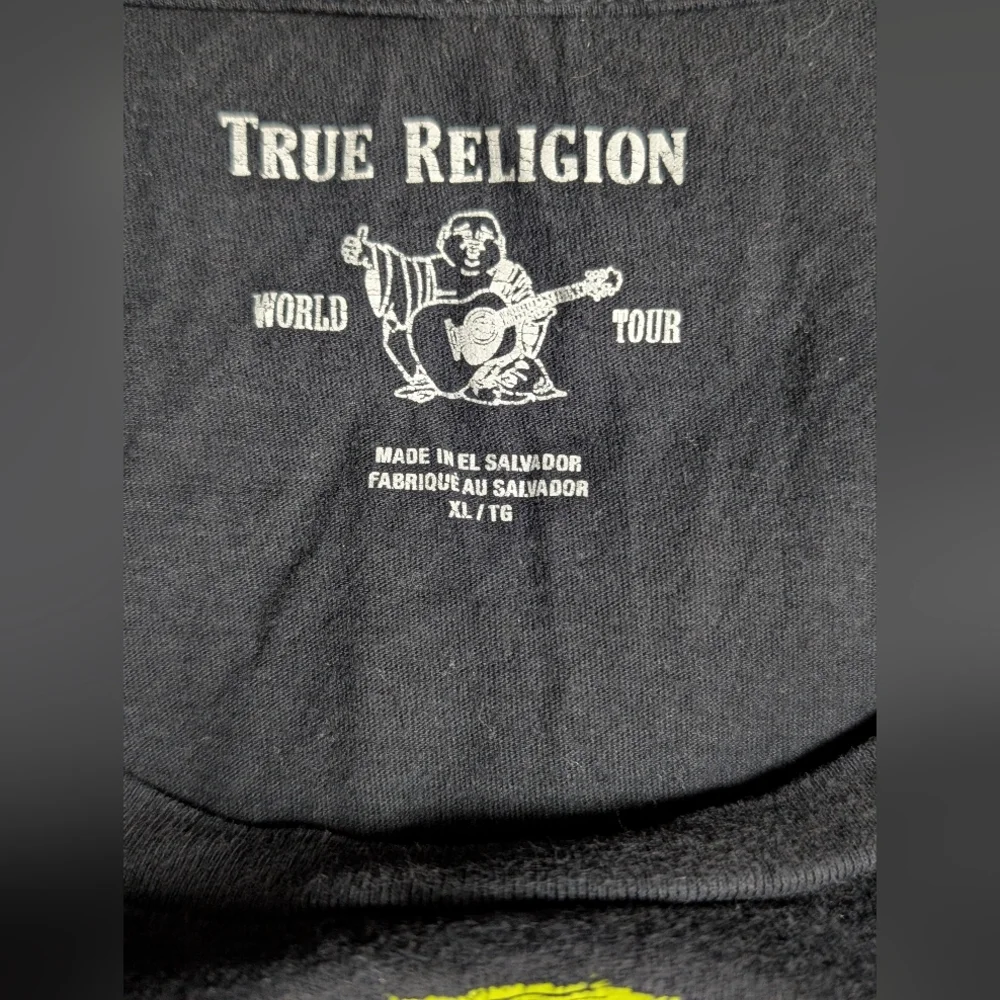 Men's True Religion Street Graphic Black T-shirt Size XL